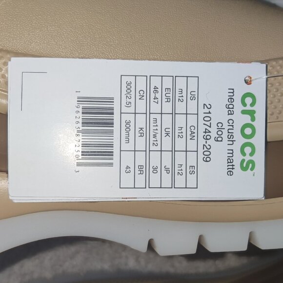 Crocs Mega Crush Matte Clog Clogs - Picture 6 of 7